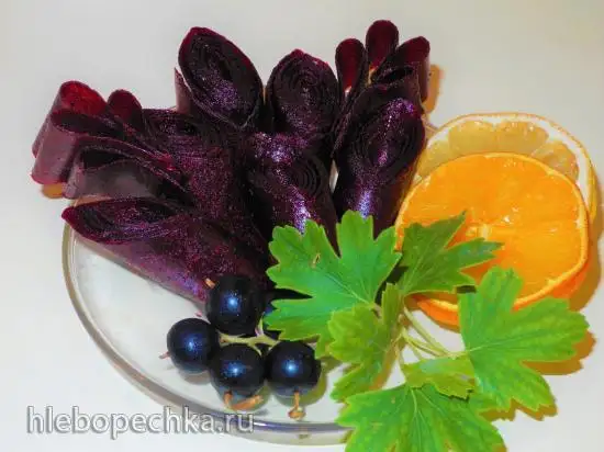 Пастила «Взрыв вкуса» из китайской черной смородины с апельсином