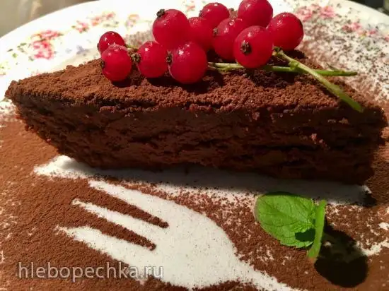 Чизкейк из японского шоколадного суфле