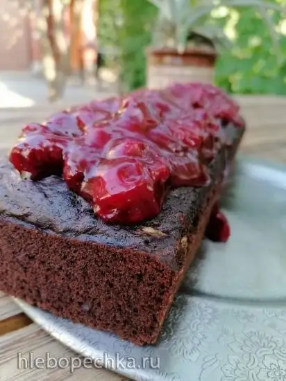 Кекс шоколадный из кабачка