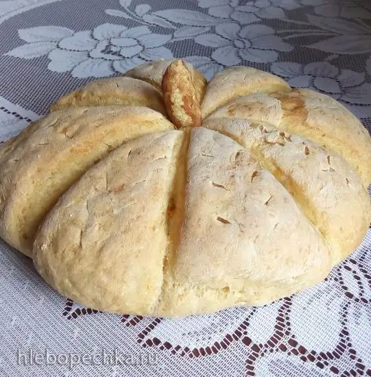 Простая тыквенная хлебная булка
