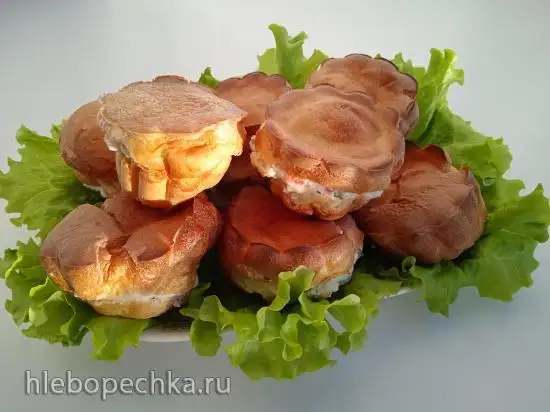 Закусочные пирожные с сырным кремом (+видео)