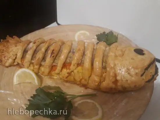 Рыба, запеченная в тесте