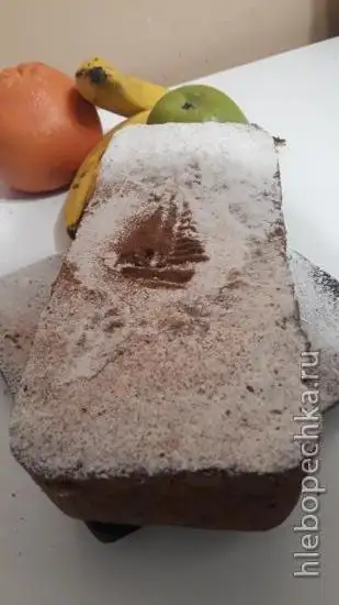 Кекс с черносливом и  грецкими орехами