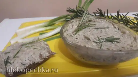 Паштет из грибов и сыра