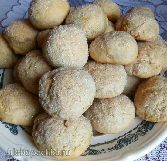 Печеньки с халвой на кефире (без масла)