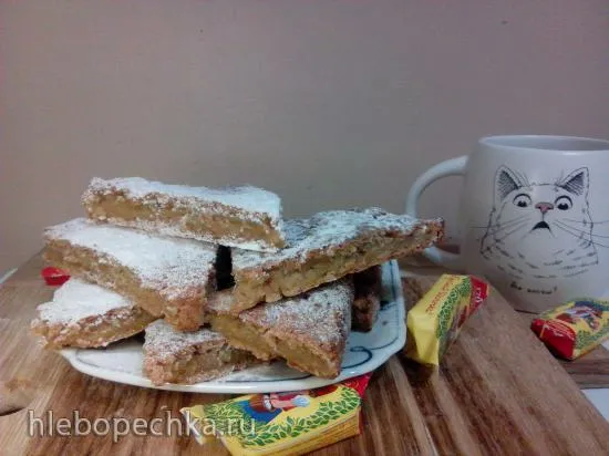 Пирог из картофеля с яблоком