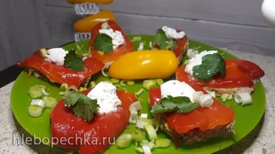 Брускетта с домашним сыром