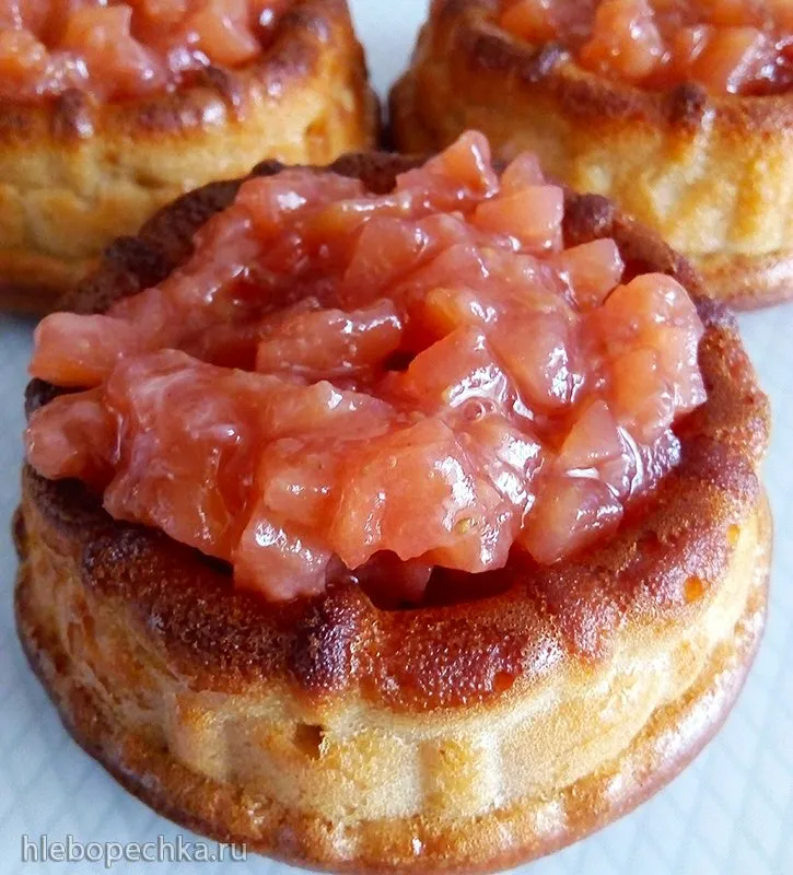 Творожные корзиночки с фруктами (облегчённый вариант)