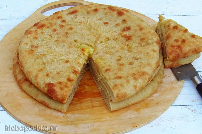 Осетинский пирог с брынзой на закваске