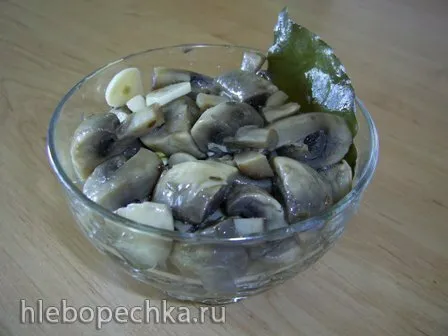 Молниеносныe маринованные грибочки