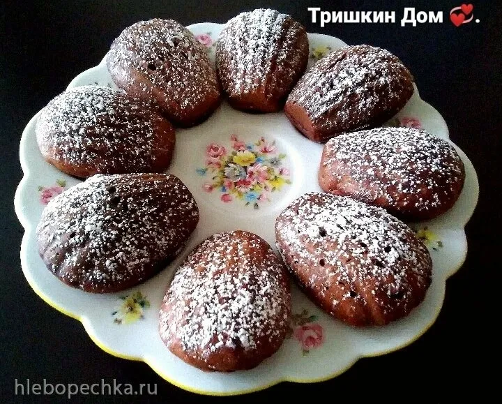 Шоколадные Мадлен с апельсиновой ноткой в Princess 132404/духовка