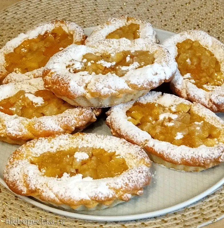 Песочные корзиночки с фруктовой начинкой