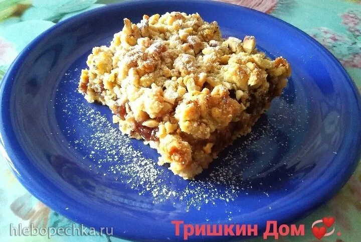Тёртый пирог с овсянкой от Аси Воскресенской