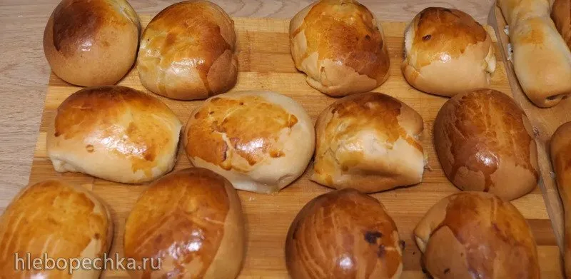 Пирожки с капустой и яйцом. Замес в хлебопечке, выпечка в духовке (+видео)