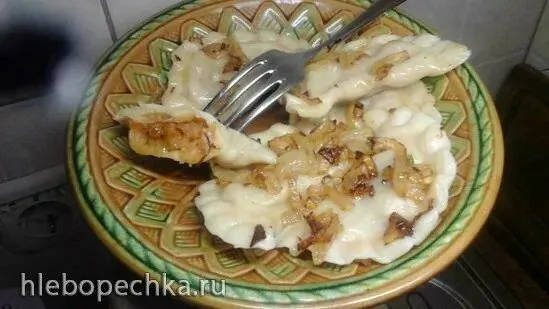Вареники с кислой (квашеной) капустой