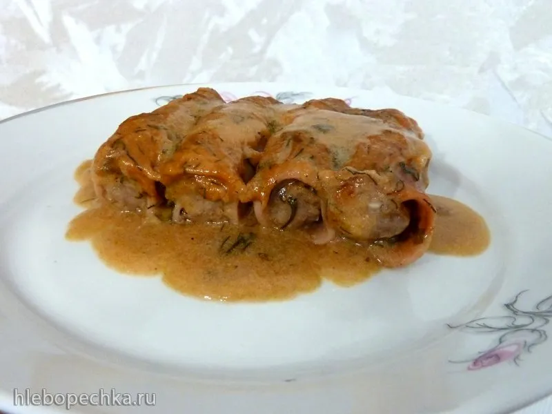 Колбасные «каннеллони»