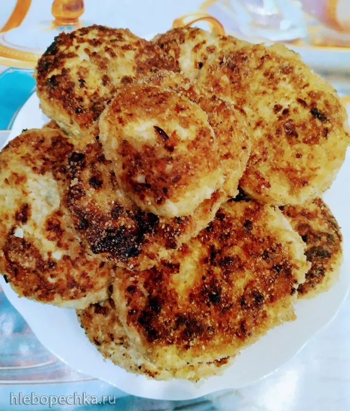 Котлеты из куриного фарша со свежей капустой