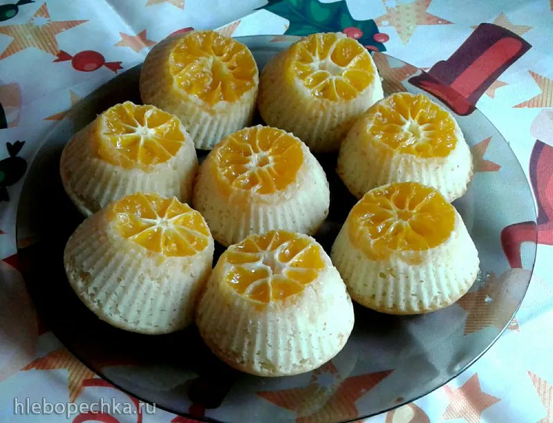 Кексы «Мандаринки»