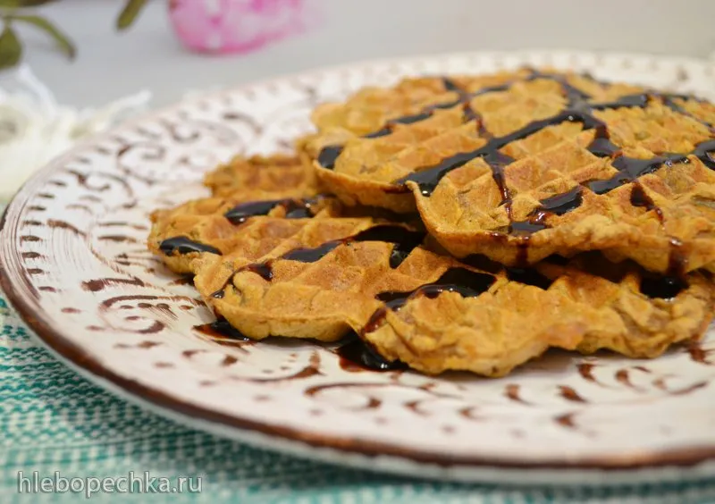 Вафли из батата с изюмом