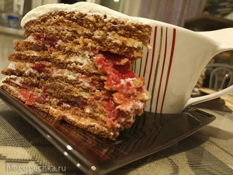 Шоколадная молочная девочка с вишней