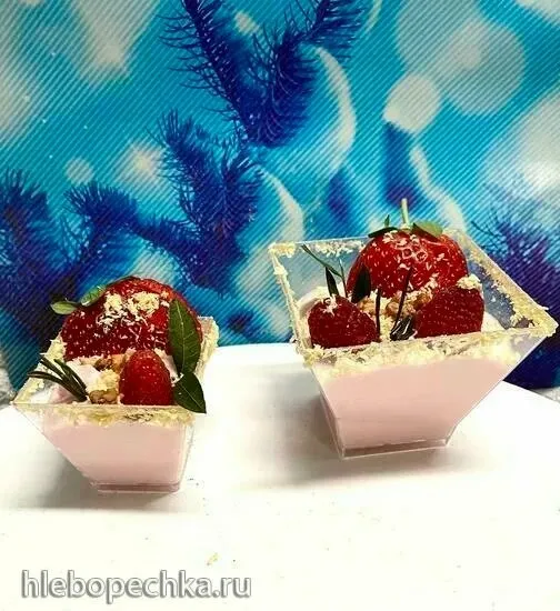 Мусс из творога и шоколада