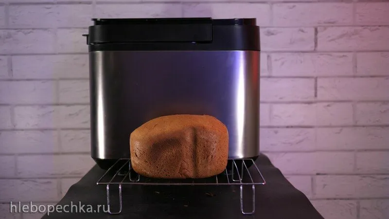 Хлеб пшенично-ржаной на прессованных дрожжах в хлебопечке Panasonic SD-YR2550 (+видео)