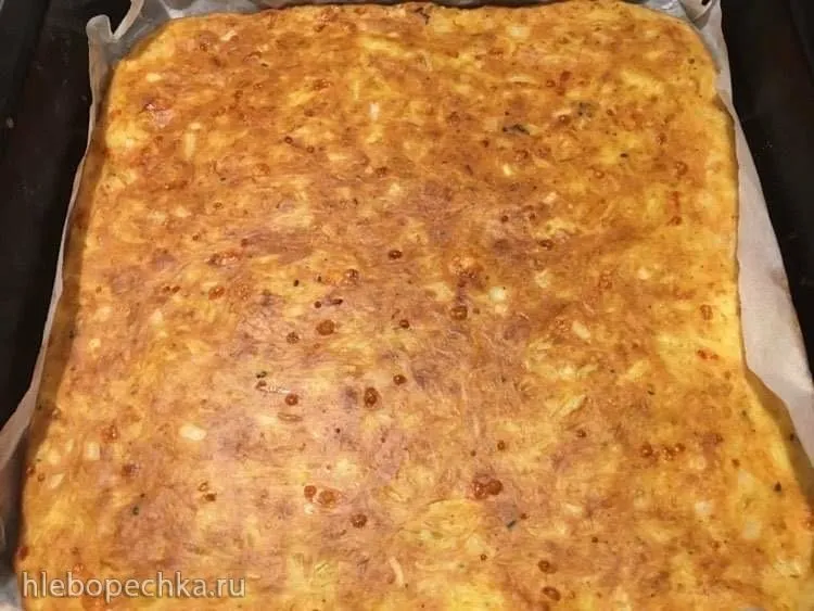 Чешский кабачковый пирог (несладкий)