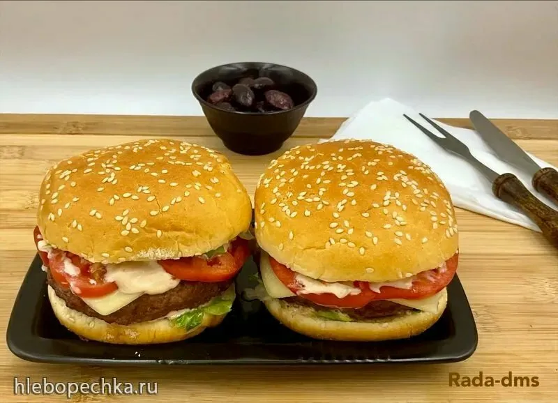 Бургеры быстрые без проблем на сковороде-гриль (Starwind Chef SW-CH3027G)