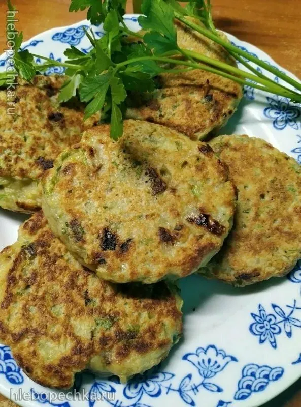 Деруны с жареным луком