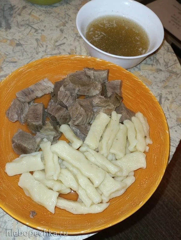 Жижиг галнаш (он же жижиг галныш, он же чеченские галушки с мясом)