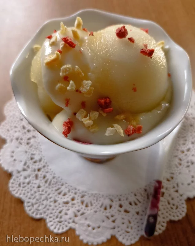 Дыня с кокосовым кремом