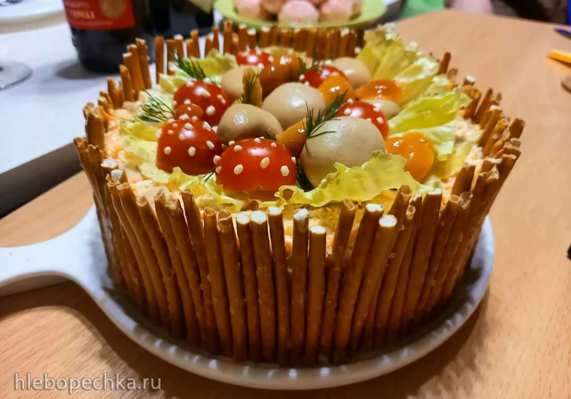 Салат «Грибное лукошко»