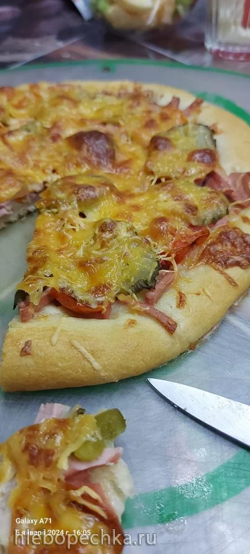 Тесто для пиццы (мой вариант)