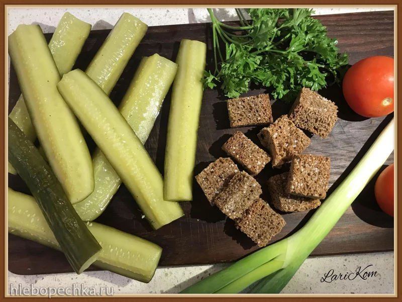 Маринованные огурцы за три минуты