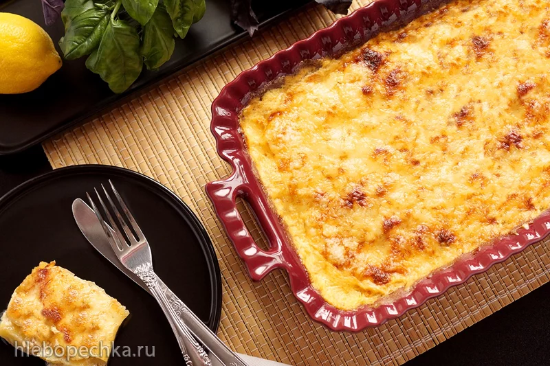 Гратен из кабачков карри и картофеля