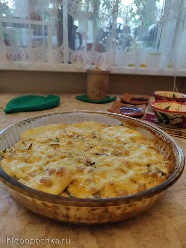 Запеканка «Люси» из макарон и творога с сыром