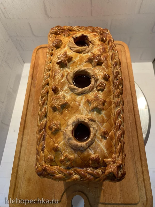 Французский мясной пирог Pate en croute