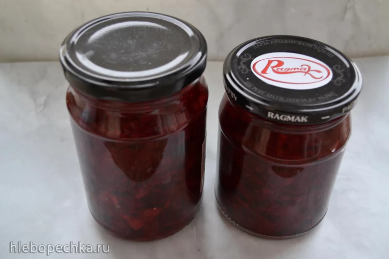 Свекла консервированная с черносливом (с вишней)