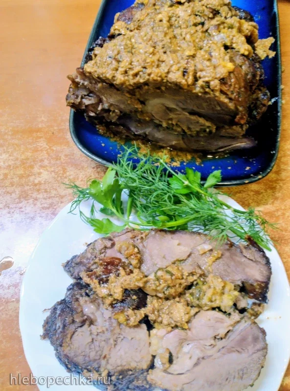Баранина с зеленью