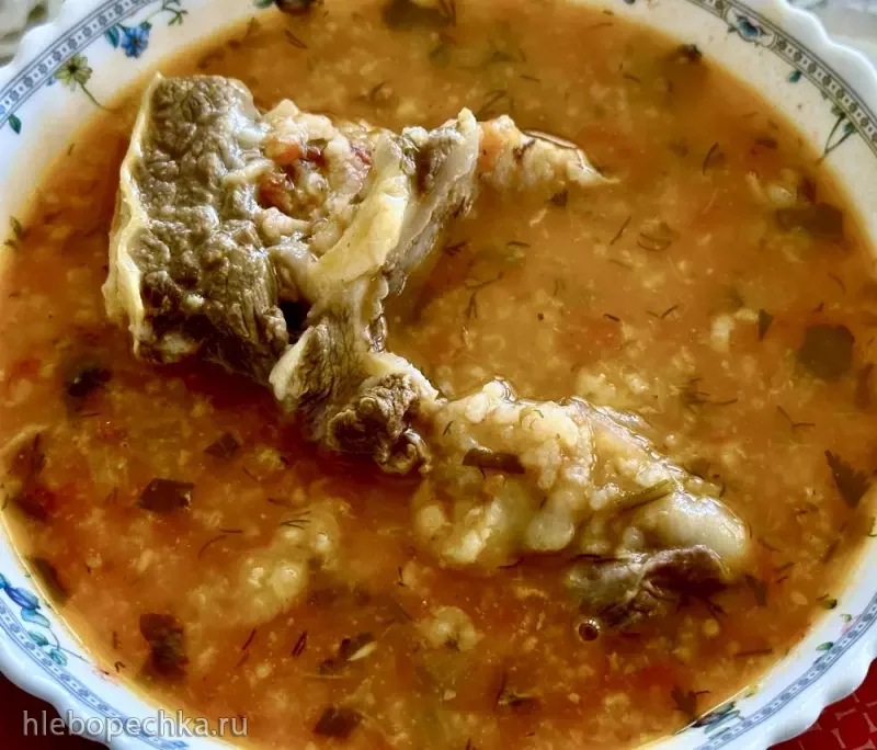 Суп-харчо от Т. П. Сулаквелидзе. Деревенская классика