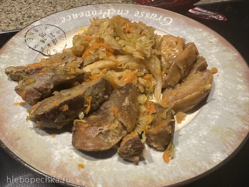 Утиная грудка в капусте