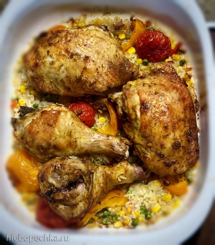 Курица с овощами по-гавайски