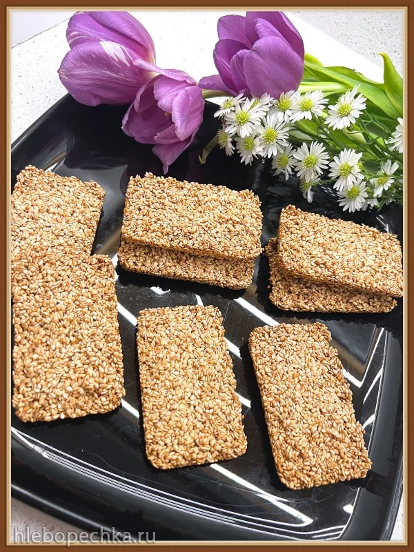 Козинаки из кунжута на кленовом сиропе