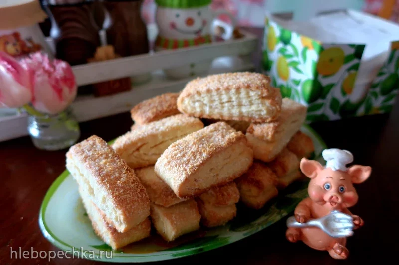 Печенье на простокваше с кокосовой стружкой