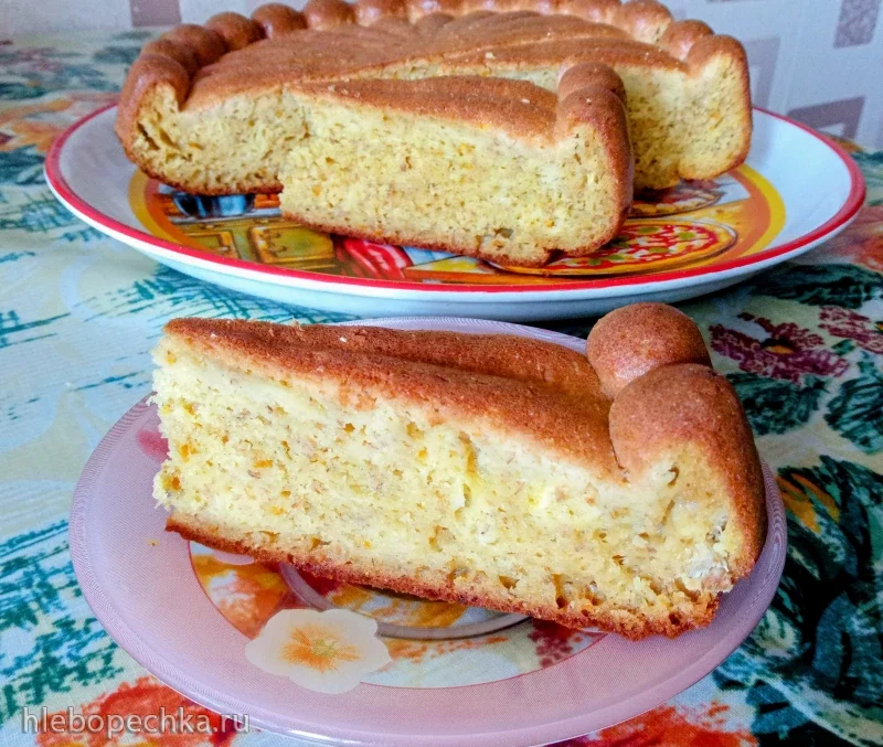 Кекс «Апельсин» (без сахара, на цельнозерновой муке)
