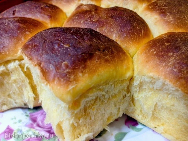 Булочки мандариновые с вареньем