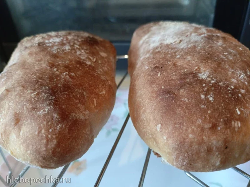 Чиабатта лайт способом