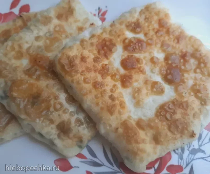 Плакопсы (плакопы) - лепешки греков Приазовья с творогом и зелёным луком