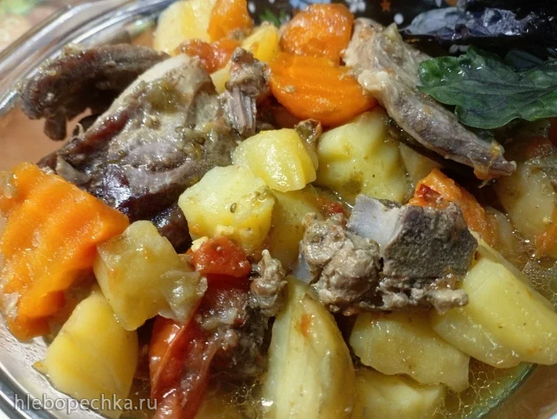 Баранина (или говядина) с овощами в мультиварке или скороварке