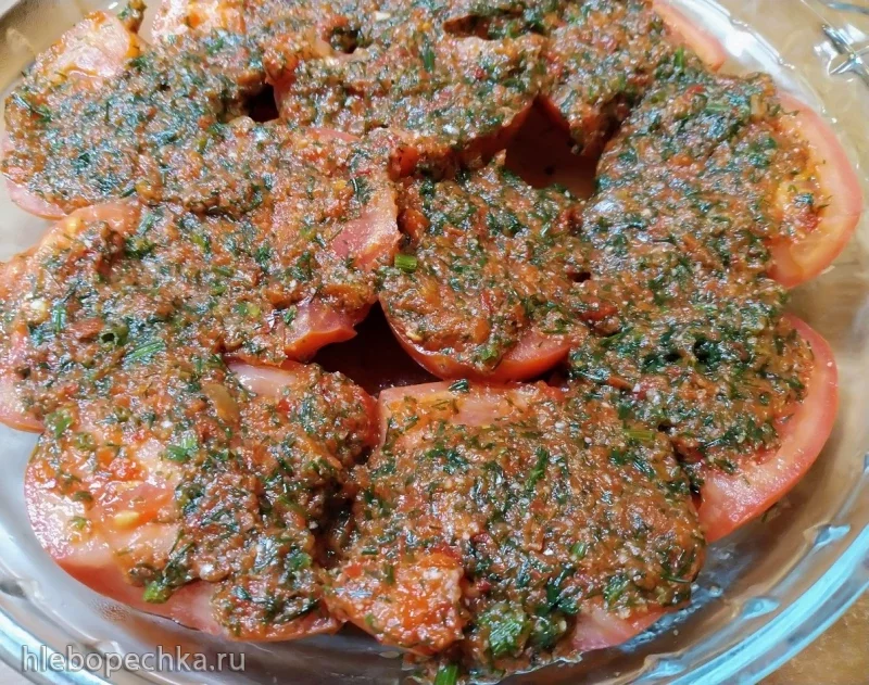Быстрые закусочные перечные помидоры